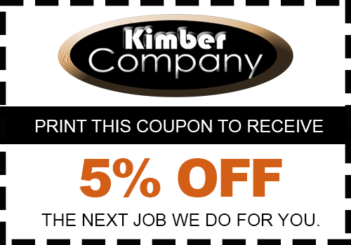 Print This Coupon to Receive 5% off the Next Job We do for You